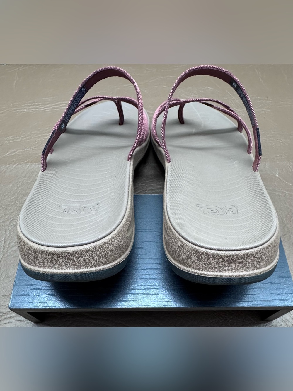 Teva Women's TirraTraveler Mahogany Strappy Slip-On Flip-Flop Sandals Size 10 - Picture 6 of 10